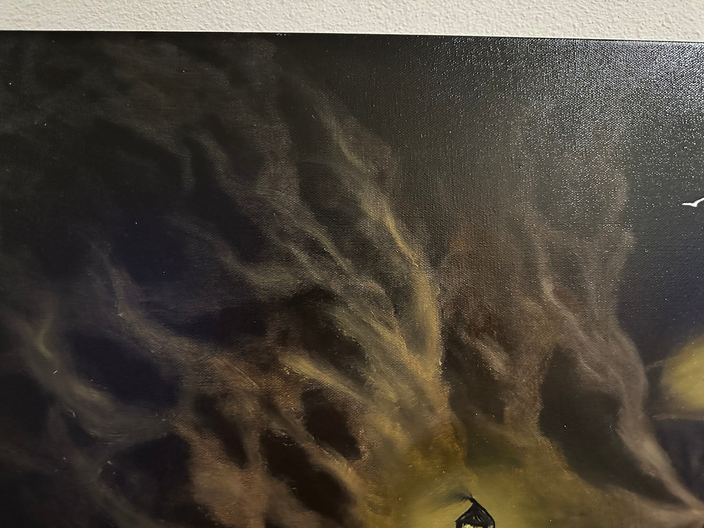 Painting 1344 - 24x24" Pro Series Canvas Cave Landscape Live on TikTok 6/15/24 by PaintWithJosh