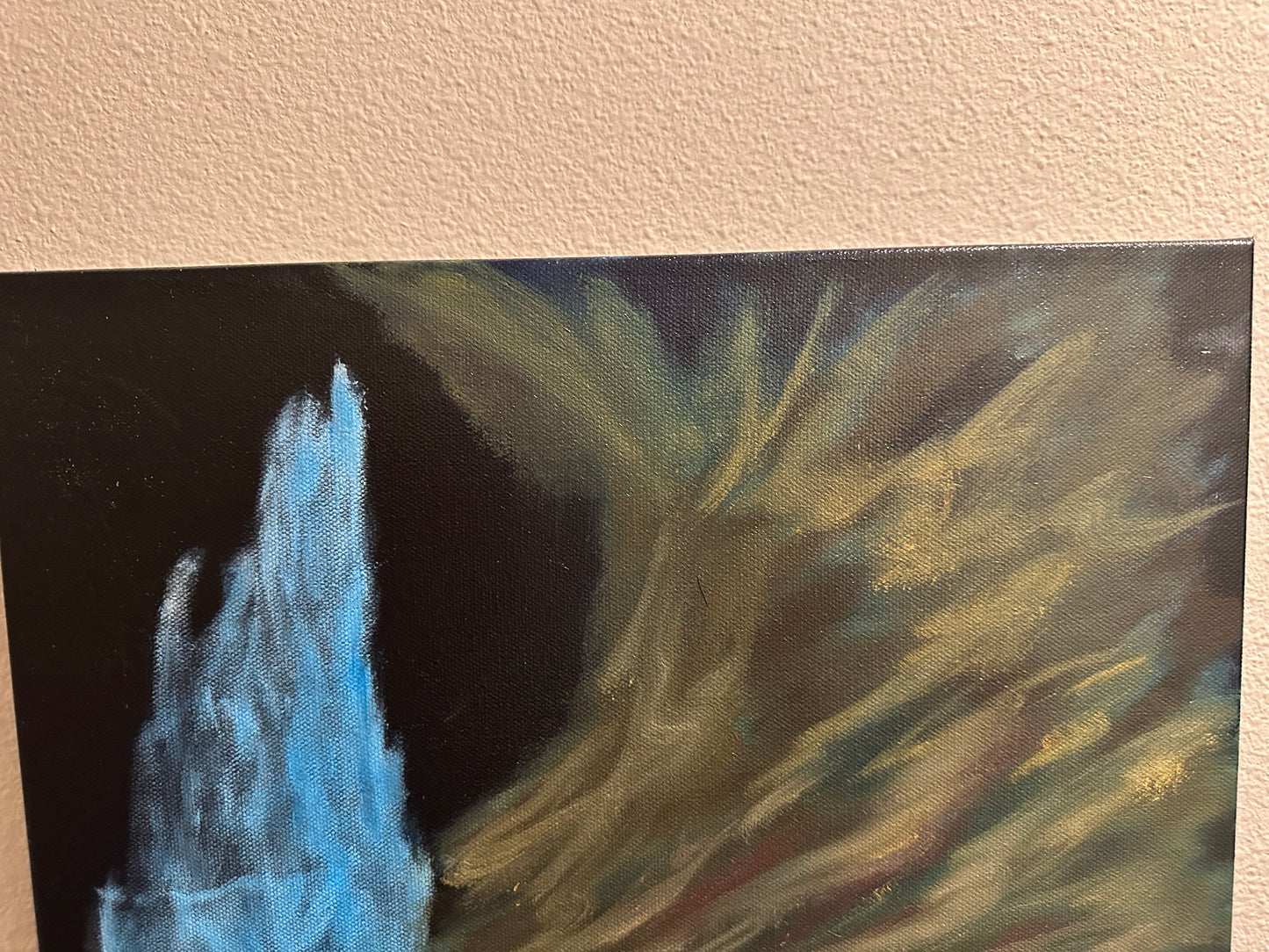 Painting 1339 - 15x30" Pro Series Canvas Cave Landscape painted Live on TikTok 6/13/24 by PaintWithJosh