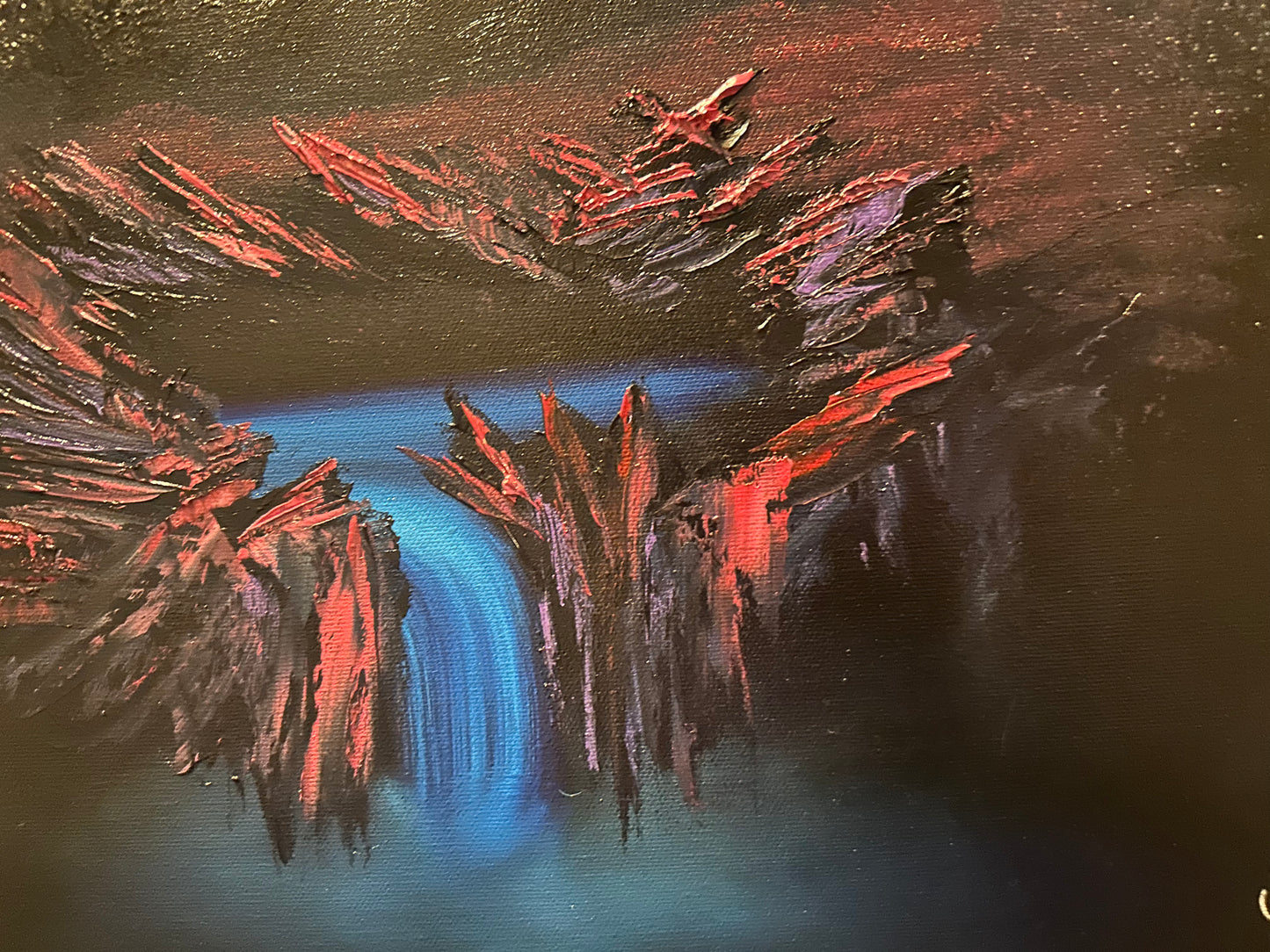 Painting #1438 - 18x24" Canvas - Cave of Wonders