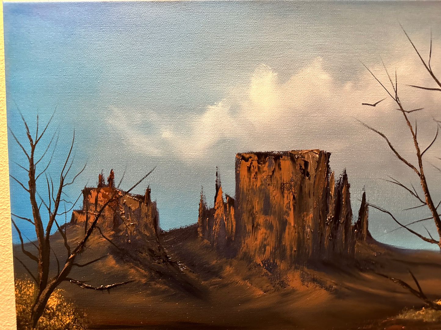 Painting #1419 - Vulture Valley - 18x24" Pro Series Canvas - Desert Landscape