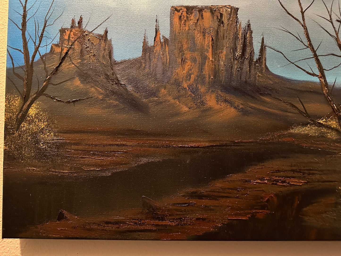 Painting #1419 - Vulture Valley - 18x24" Pro Series Canvas - Desert Landscape