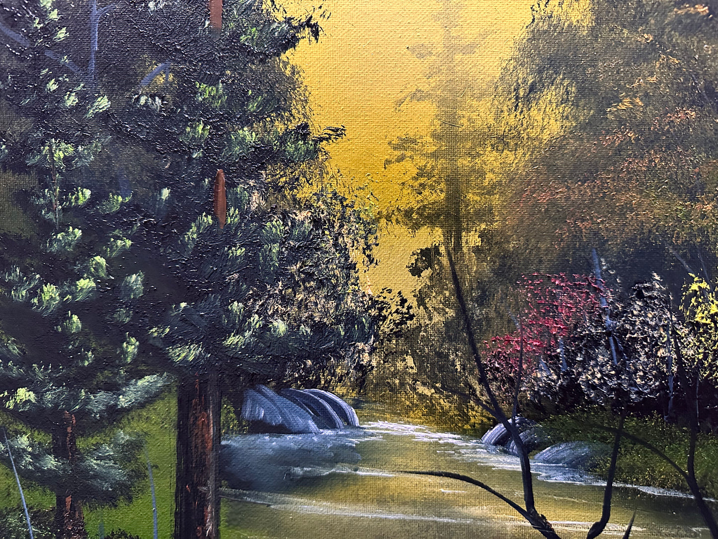 Painting #1475 - 16x20" Canvas - Autumn Landscape