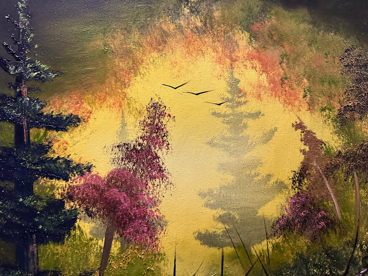 Painting #1476 - 18x24" Autumn Forest Landscape