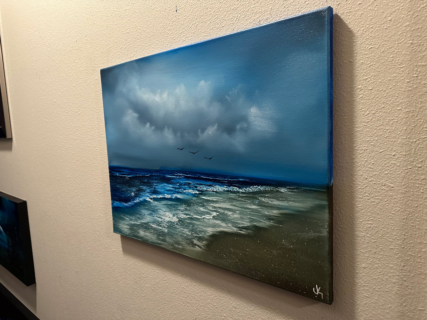 Painting #1544 - 18x24 Canvas - Oregon Coast Seascape