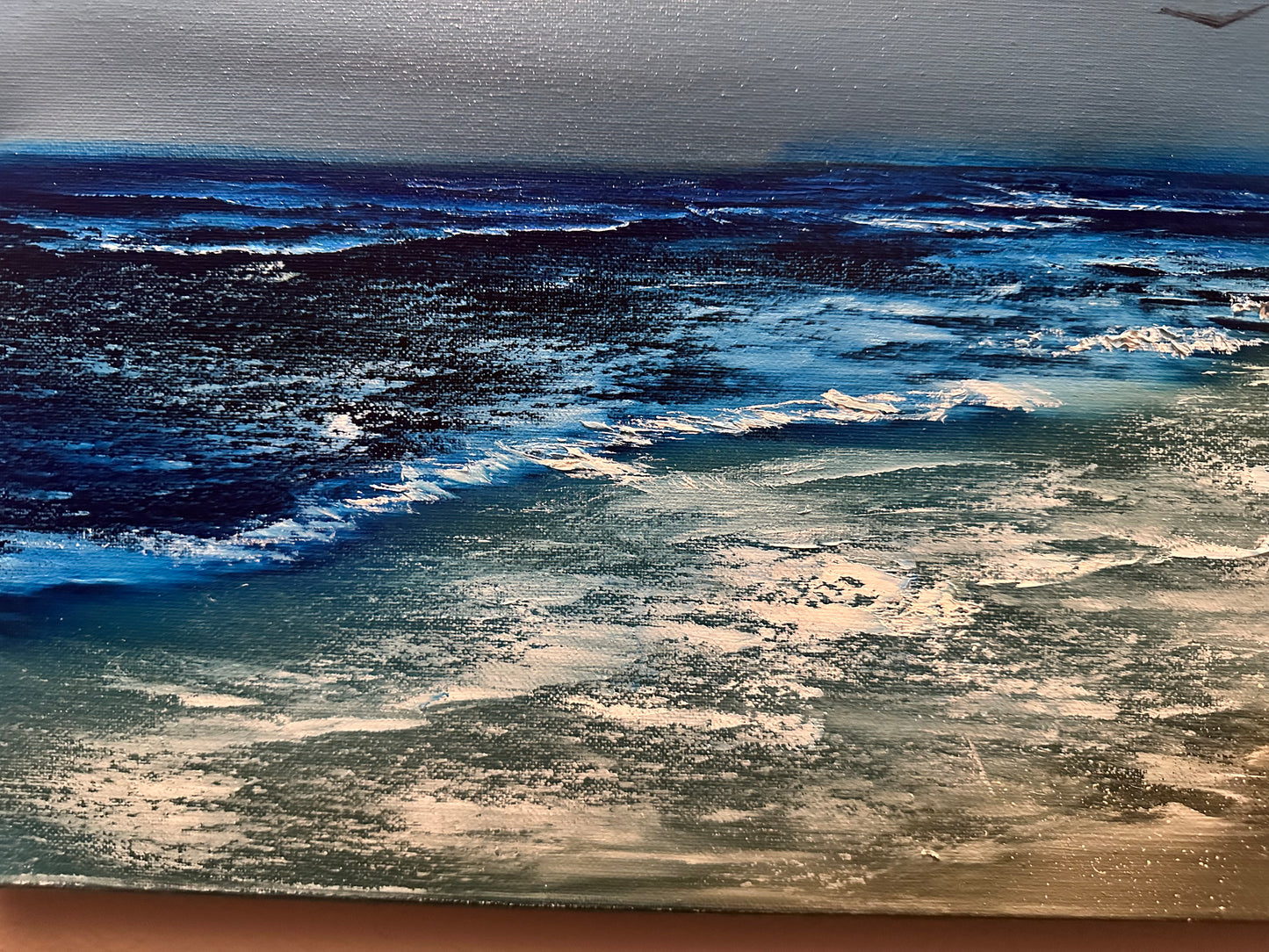 Painting #1544 - 18x24 Canvas - Oregon Coast Seascape