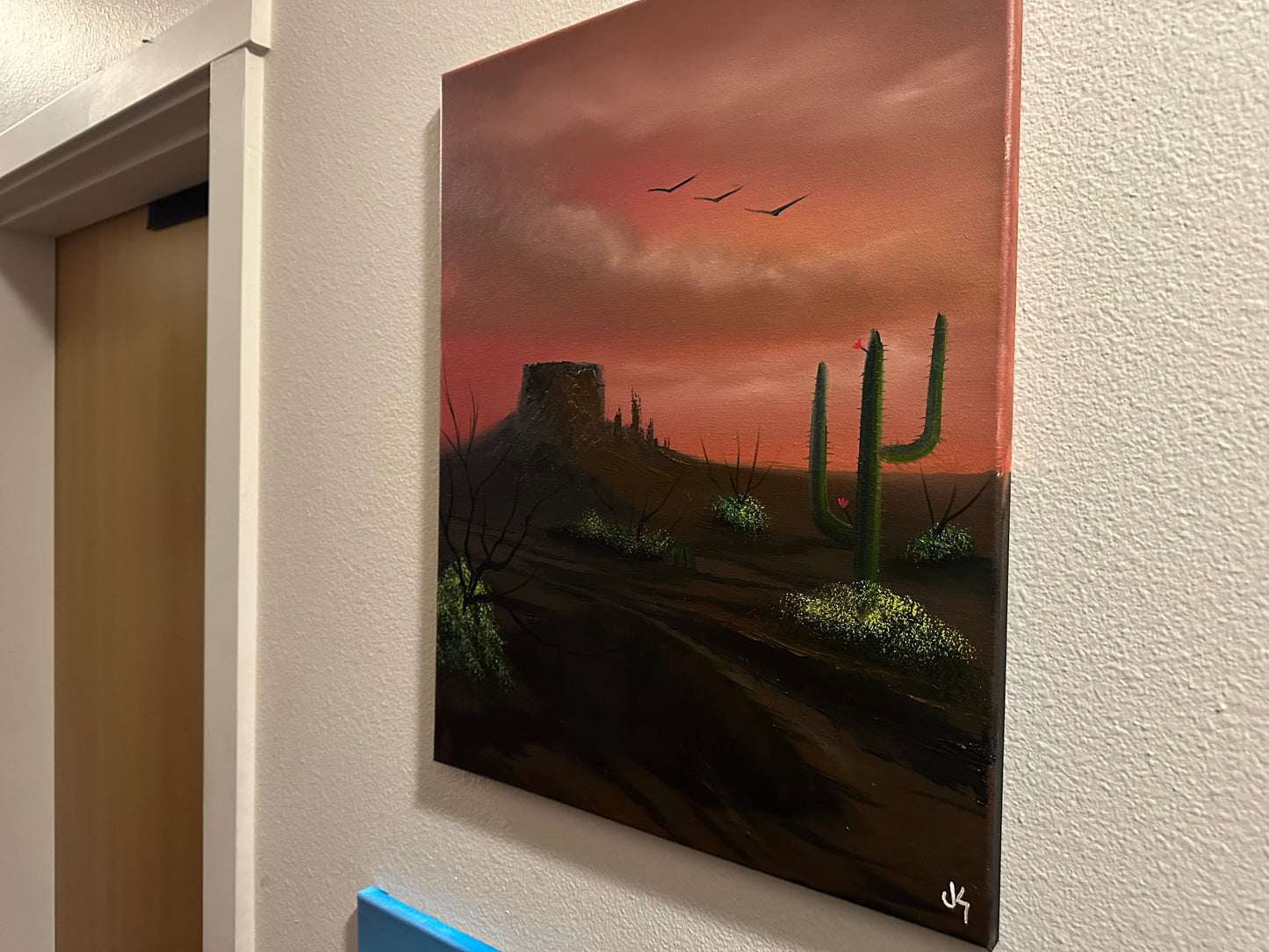 Painting #1538 - 16x20" Canvas - Desert Landscape