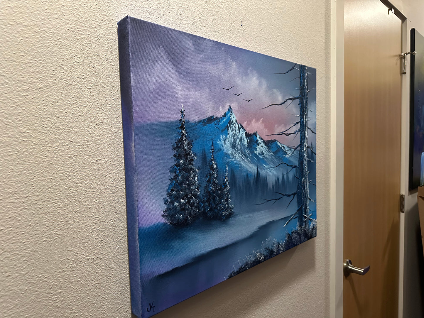 Painting #1529 - 20x24" Pro Series Canvas - Winter Landscape