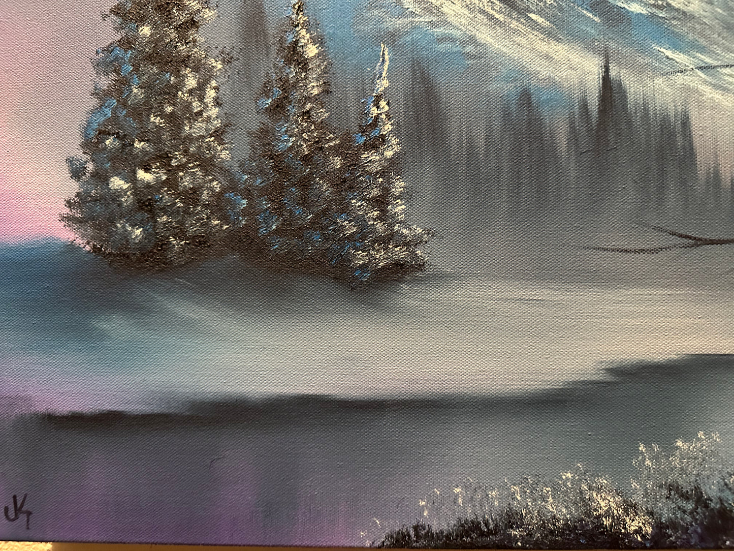 Painting #1529 - 20x24" Pro Series Canvas - Winter Landscape