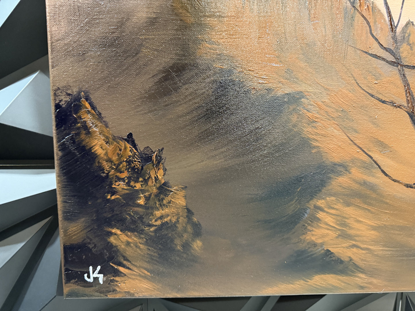 Painting 1601 - LIVE painting on Tiktok - 12/12/2024 Desert Landscape