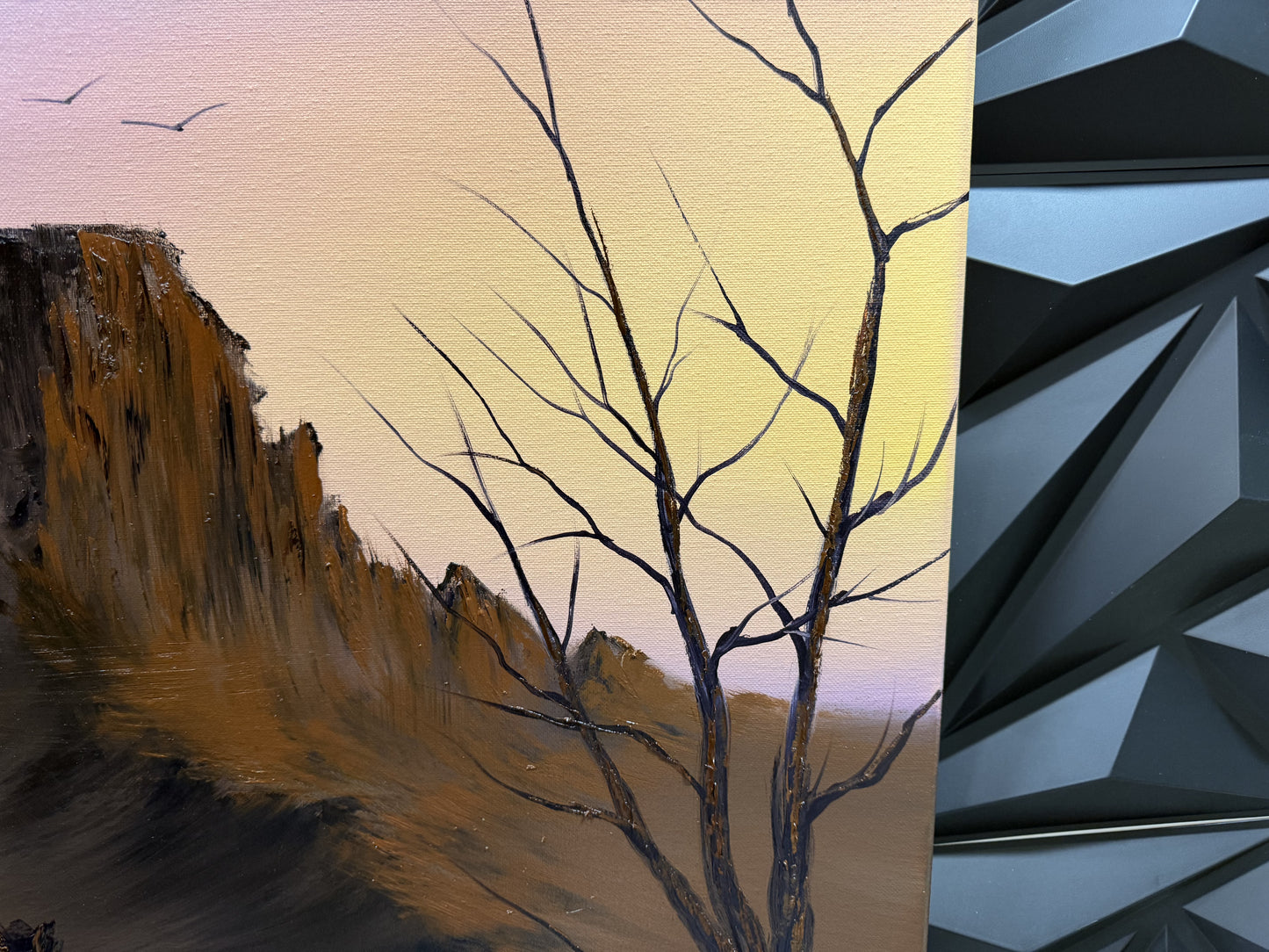 Painting 1601 - LIVE painting on Tiktok - 12/12/2024 Desert Landscape