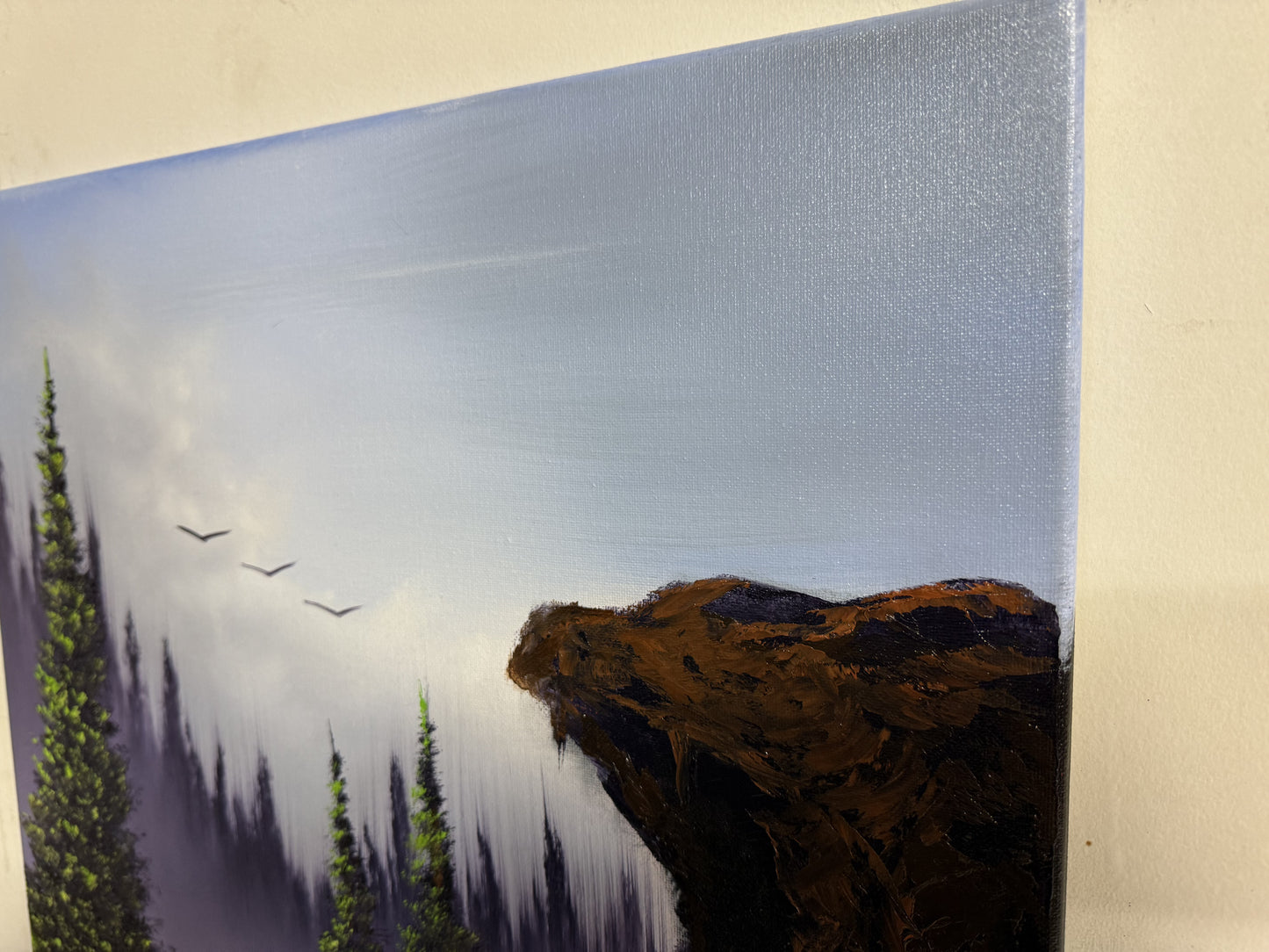 Painting #1614 - Majestic Mountain Meadow painted Live on 12/21/24