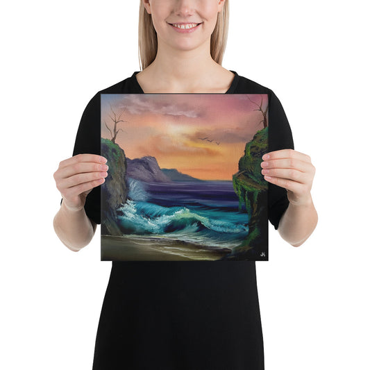 Canvas Print - Pirate&#39;s Cove Seascape by PaintWithJosh