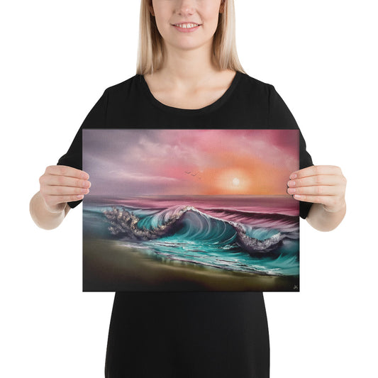 Canvas Print - Deathly Shallows Seascape by PaintWithJosh