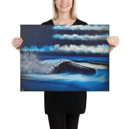 Flag - Hero's Wave Canvas Print by PaintWithJosh