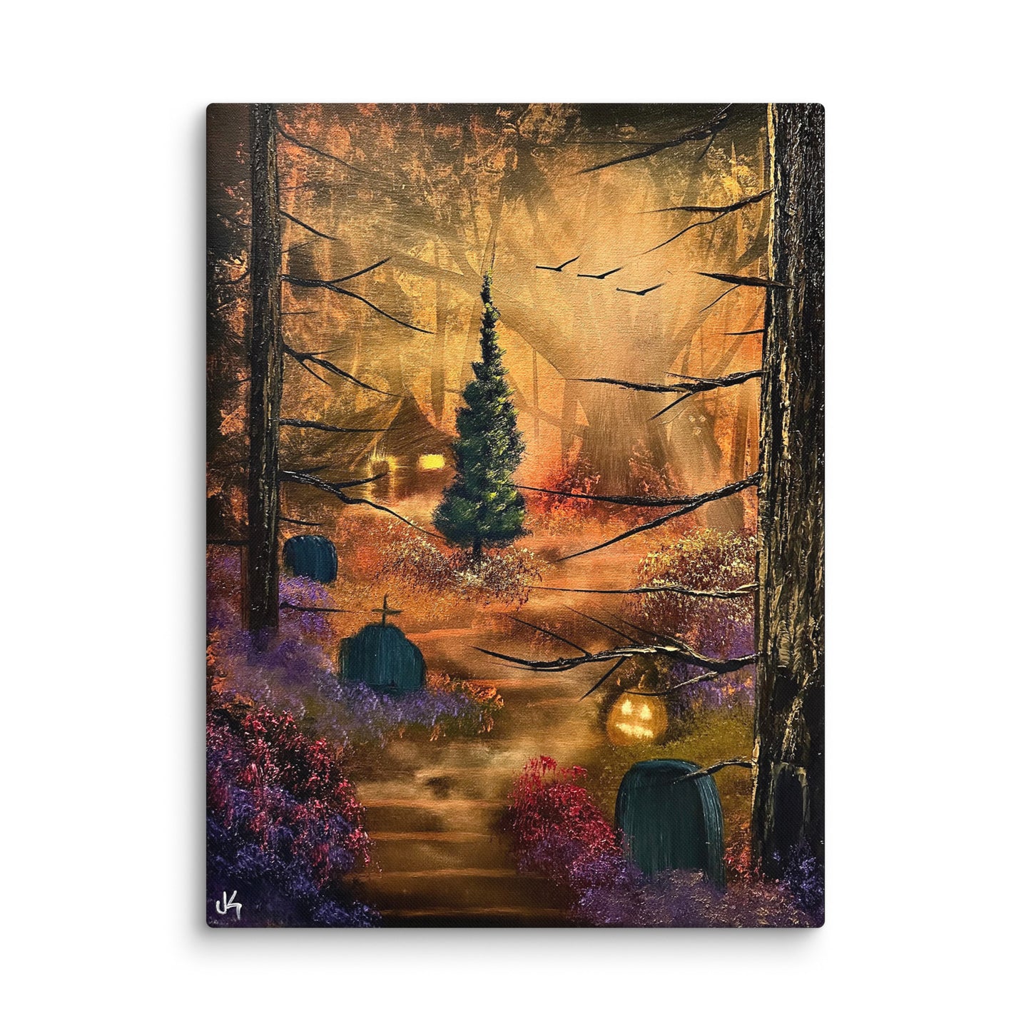 Canvas Print - Autumn Enchantment Halloween Landscape by PaintWithJosh