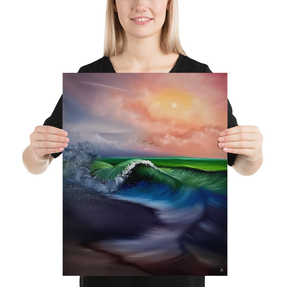 Poster Print - Pride-al Wave Seascape by PaintWithJosh