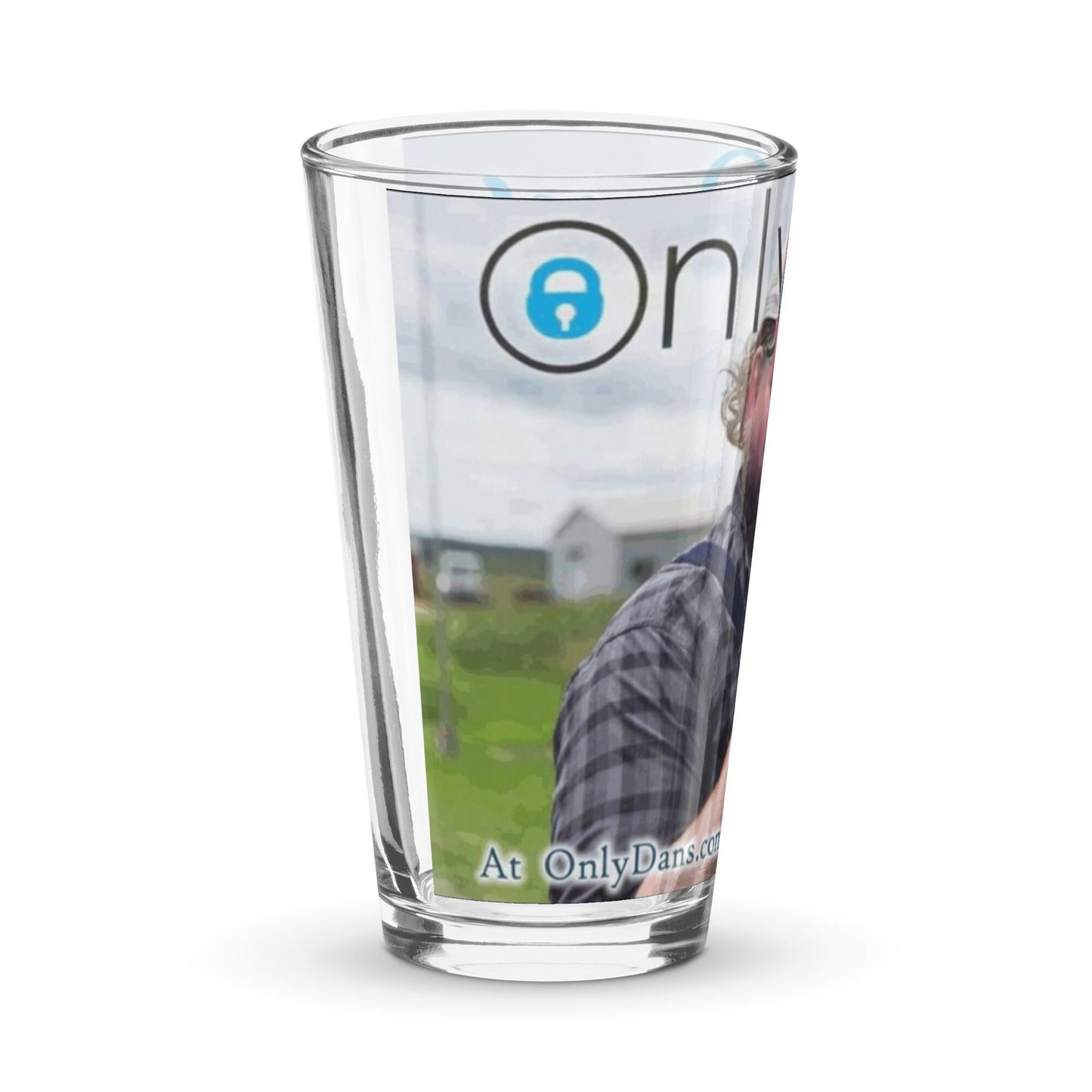 Only Dans Shaker pint glass by PaintWithJosh