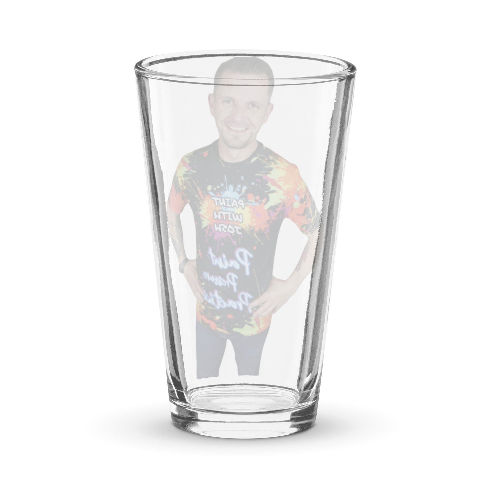 PaintWithJosh Shaker pint glass by PaintWithJosh