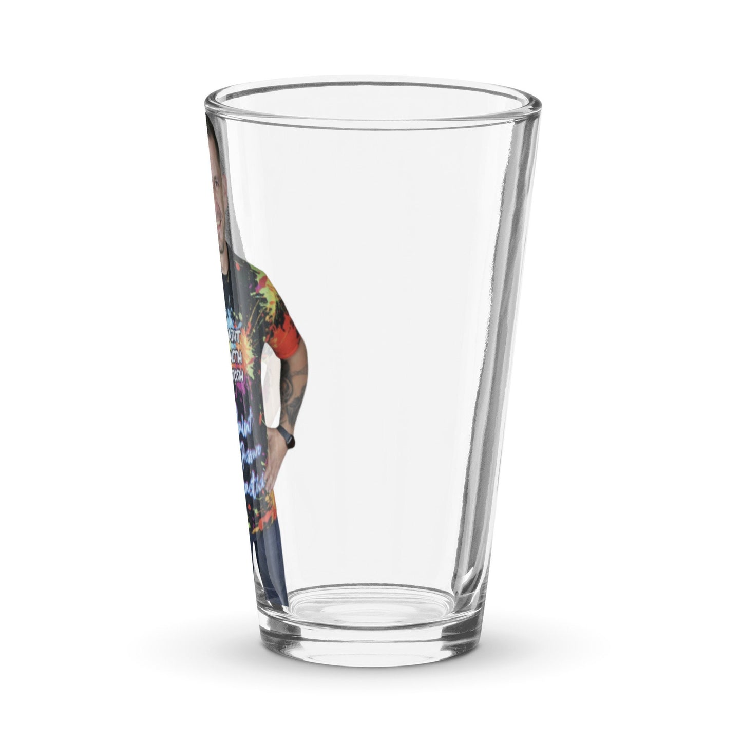 PaintWithJosh Shaker pint glass by PaintWithJosh