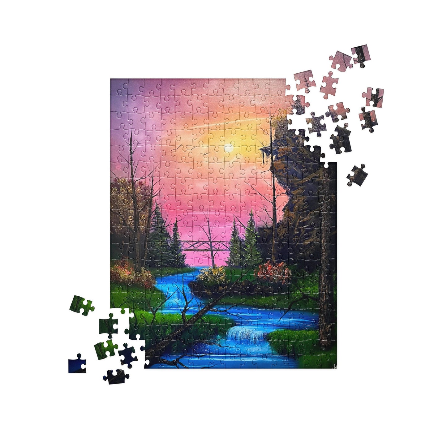 Sunset Bridge Jigsaw puzzle