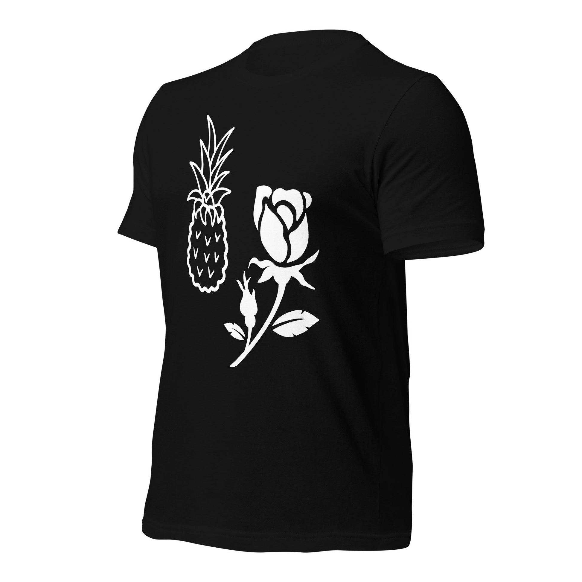 Clothing - Pineapple & Rose Unisex t-shirt by PaintWithJosh