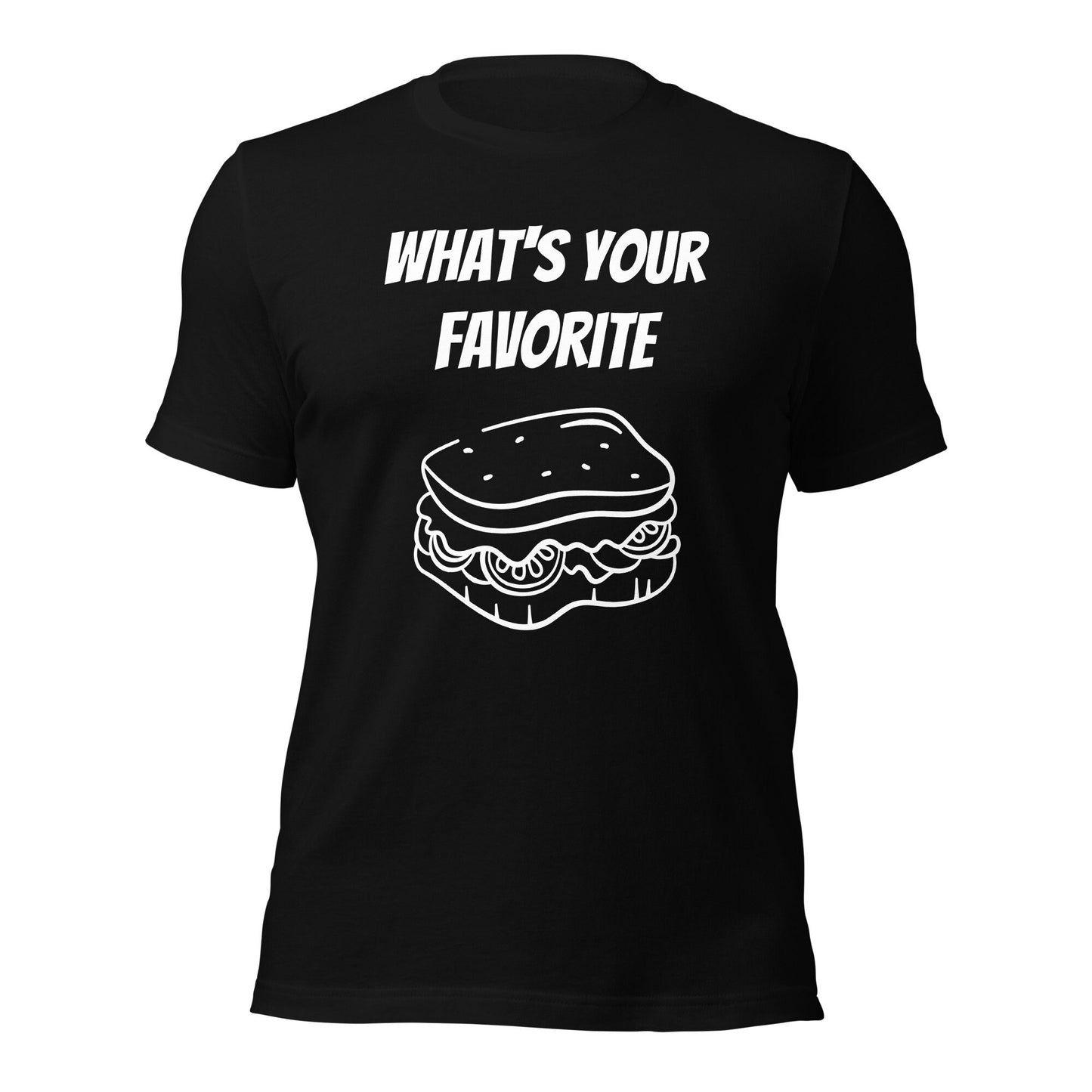 Clothing - What&#39;s Your Favorite Sandwich Unisex t-shirt by PaintWithJosh