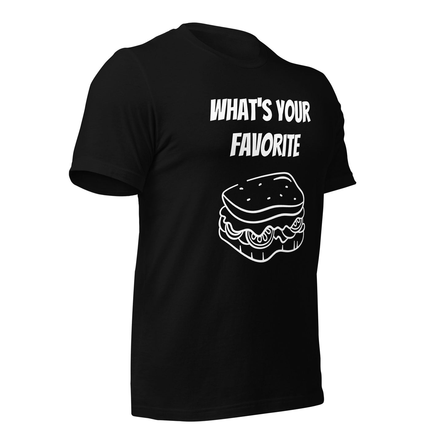 Clothing - What&#39;s Your Favorite Sandwich Unisex t-shirt by PaintWithJosh