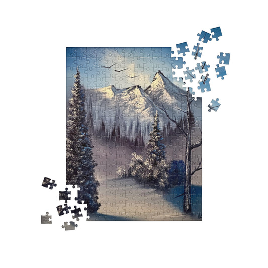 The Cold Path to Grandma&#39;s Jigsaw Puzzle by PaintWithJosh