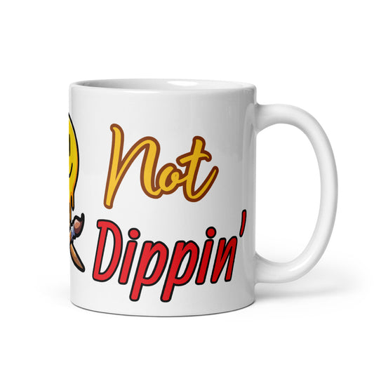 Coffee Mug - For Sippin' Not Dippin' by PaintWithJosh