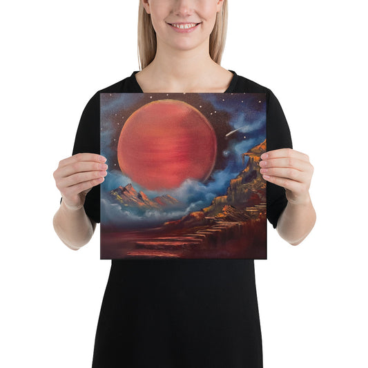 Canvas Print - Journey of Souls - Fantasy Landscape by PaintWithJosh