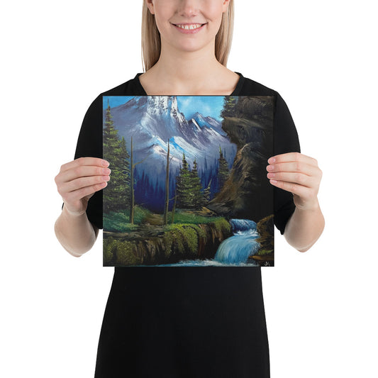 Canvas Print - Majestic Royal Waterfall Landscape by PaintWithJosh