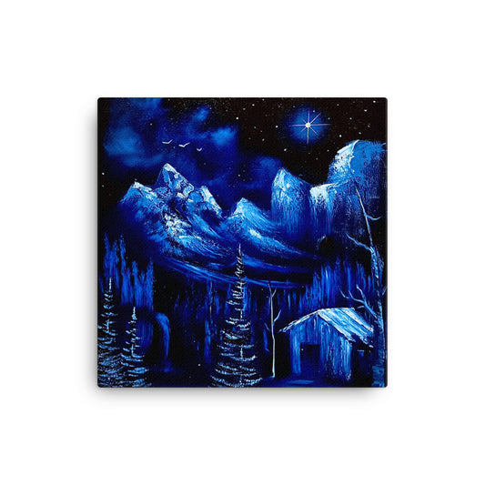 Canvas Print - Alaskan Nativity Scene by PaintWithJosh