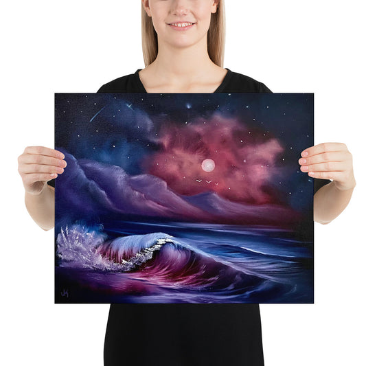 Poster Print - Sandy Shores Seascape by PaintWithJosh