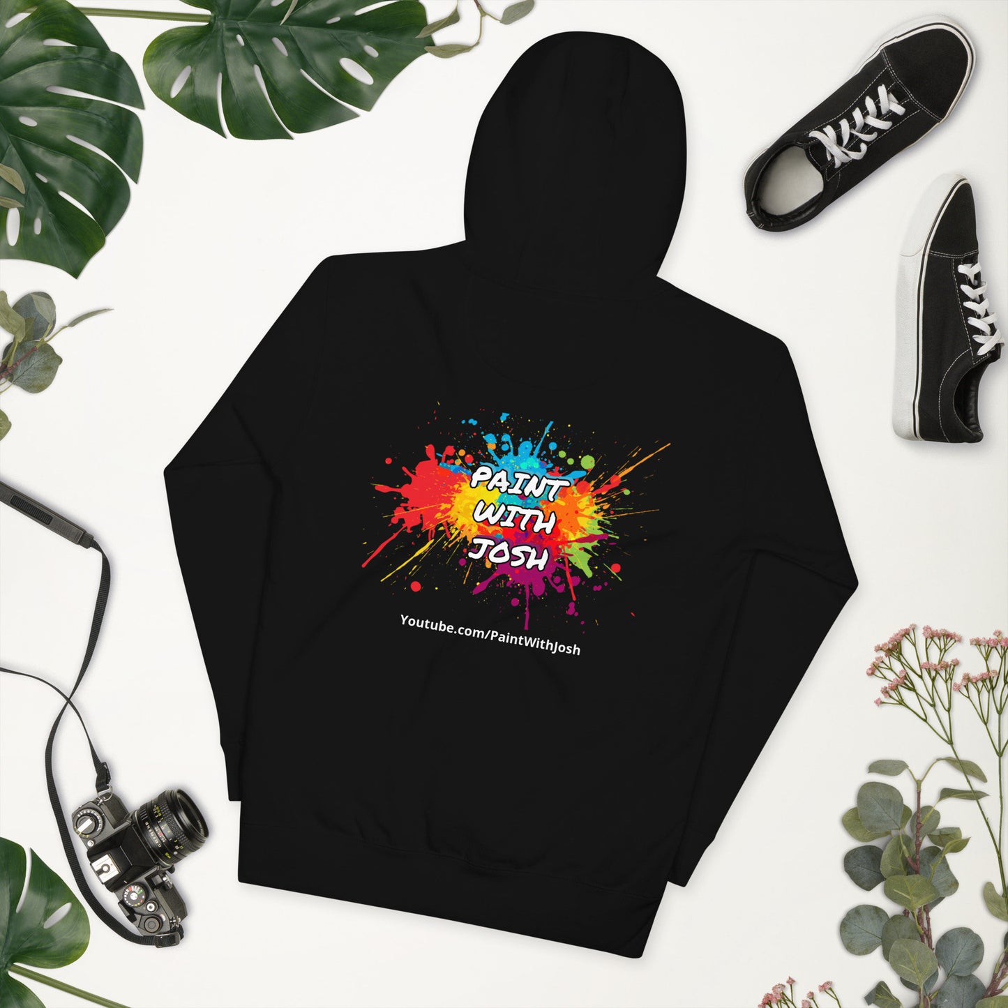 Clothing - Hoodie - PaintWithJosh Splatter Logo