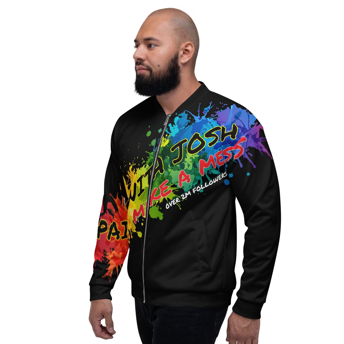 Clothing - PaintWithJosh 2M Follower Unisex Bomber Jacket