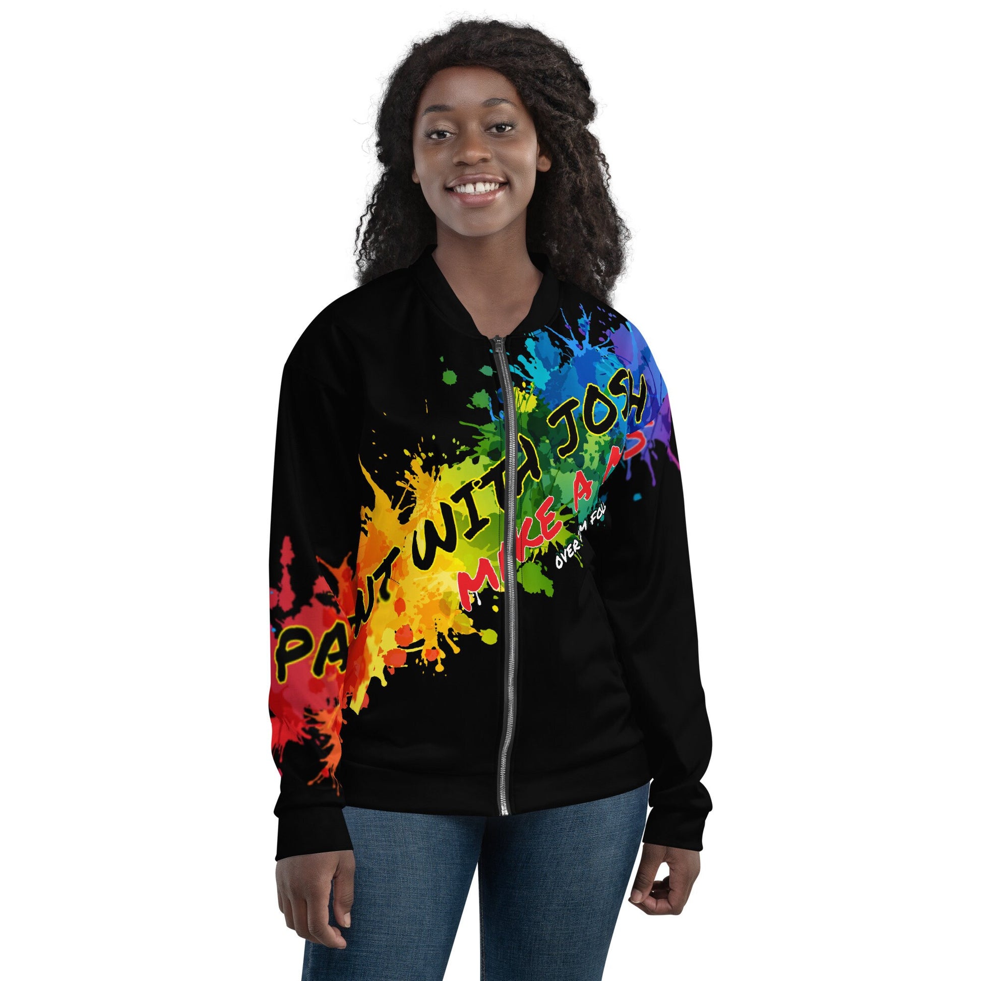 Clothing - PaintWithJosh 2M Follower Unisex Bomber Jacket